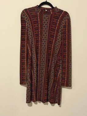 BCBG Generation Geometric Print Shift Dress Size Small
